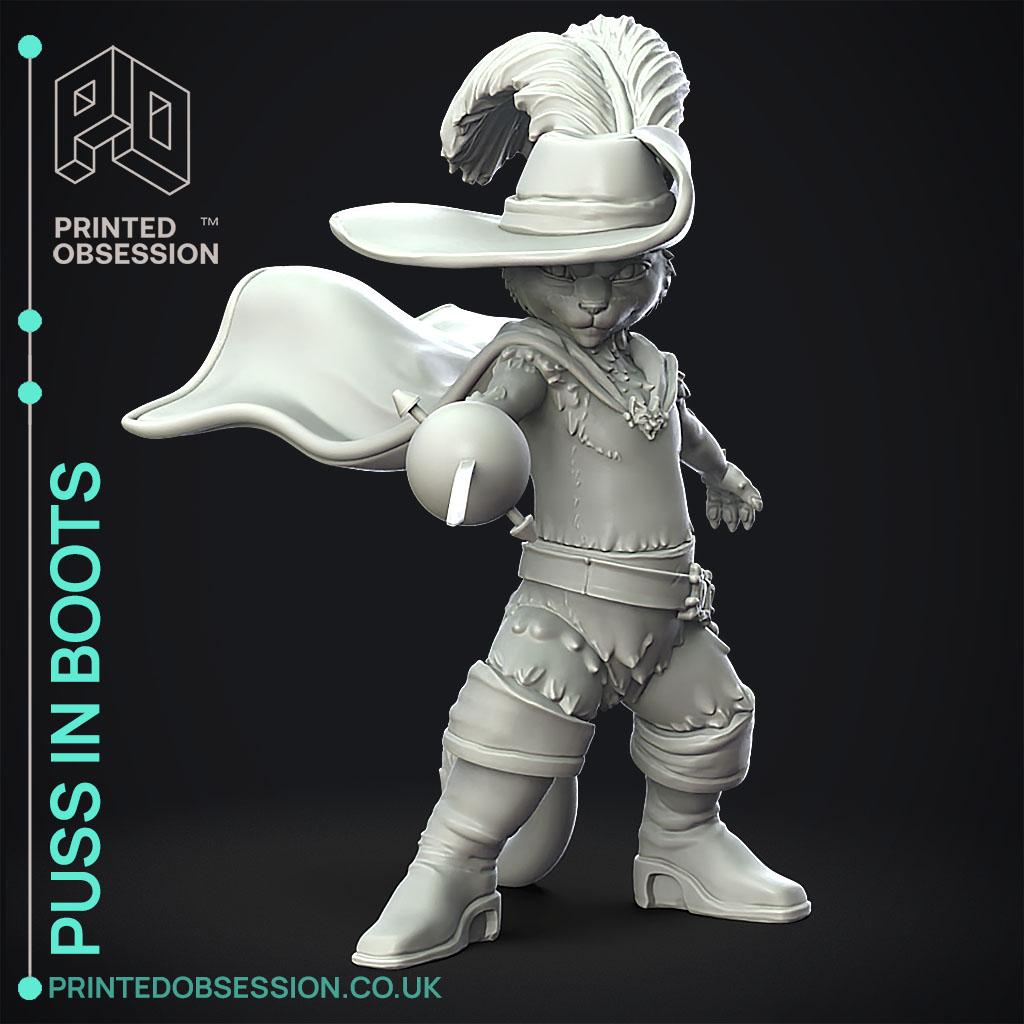 Puss in Boots  - Shrek - Fan Art 3d model
