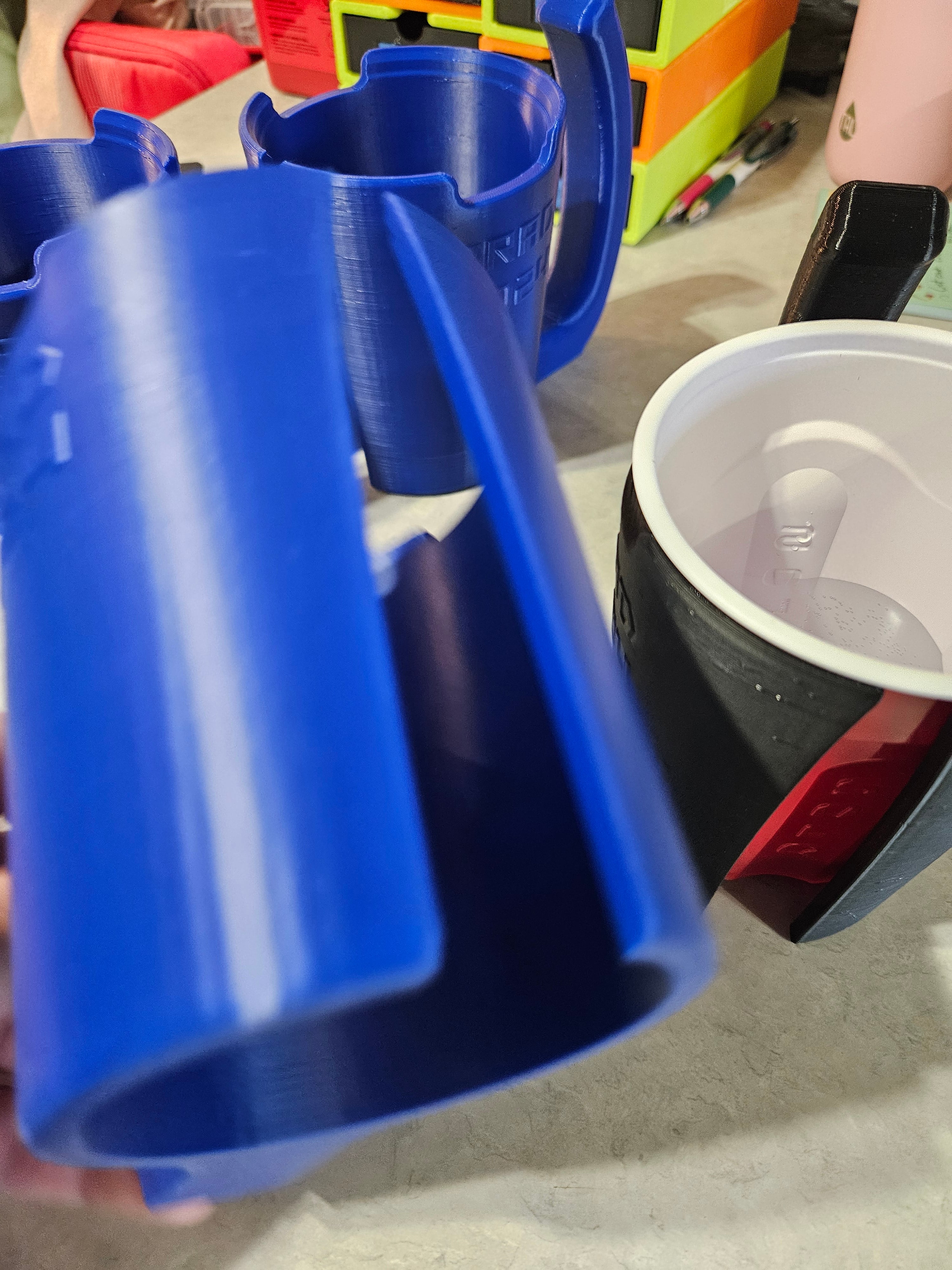 Red Solo Party Cup Handle For Graduation 2024 3d model