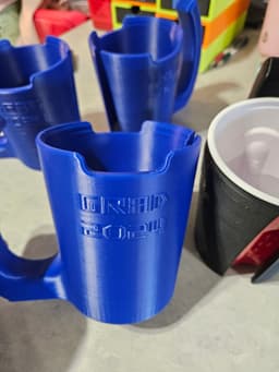 Red Solo Party Cup Handle For Graduation 2024 3d model