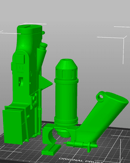 A-300 Blaster Pistol - Star Wars 3d model