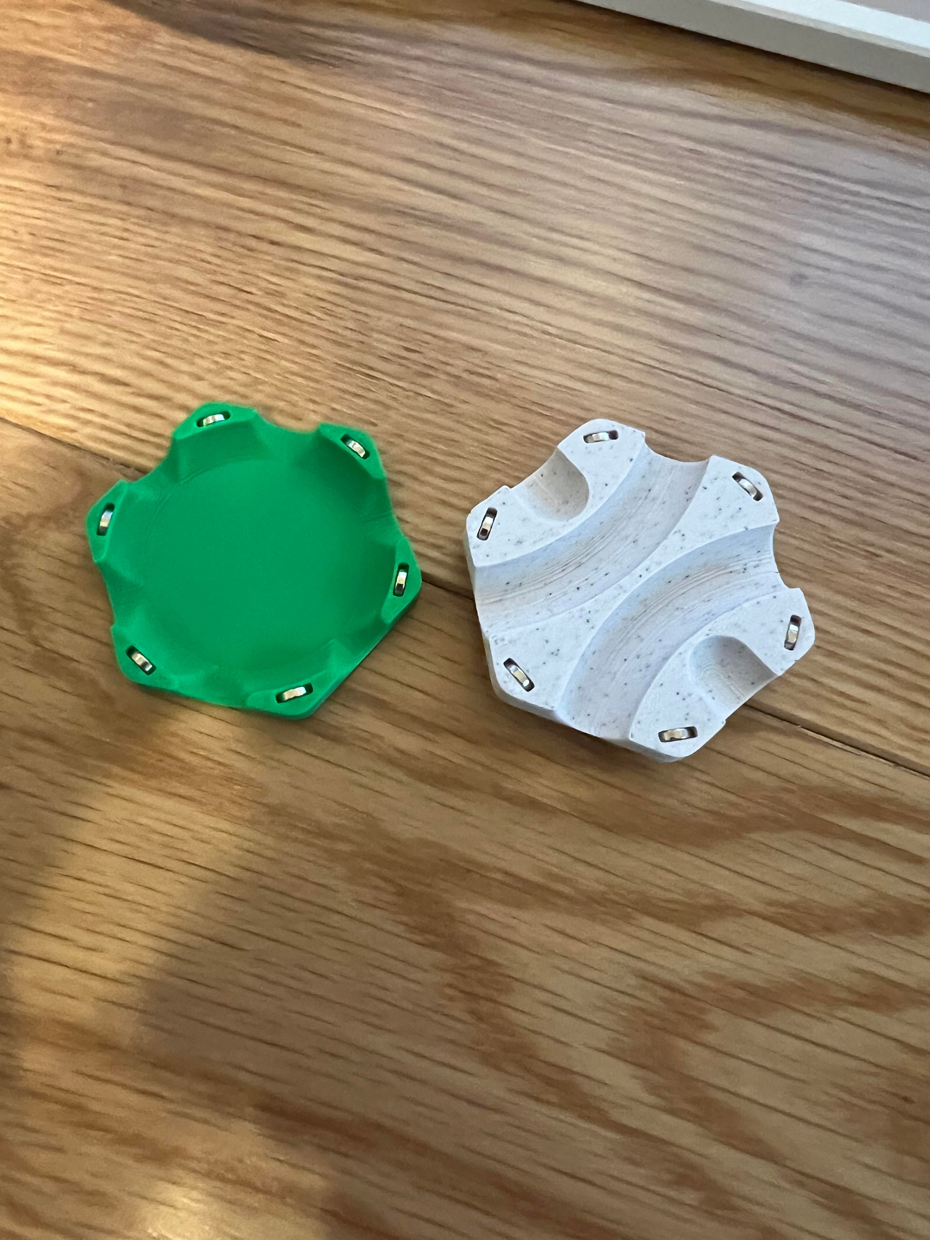 Hextraction Secret Tiles With Magnets 3d model