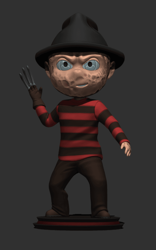 Little Big Head- Freddy Krueger 3d model