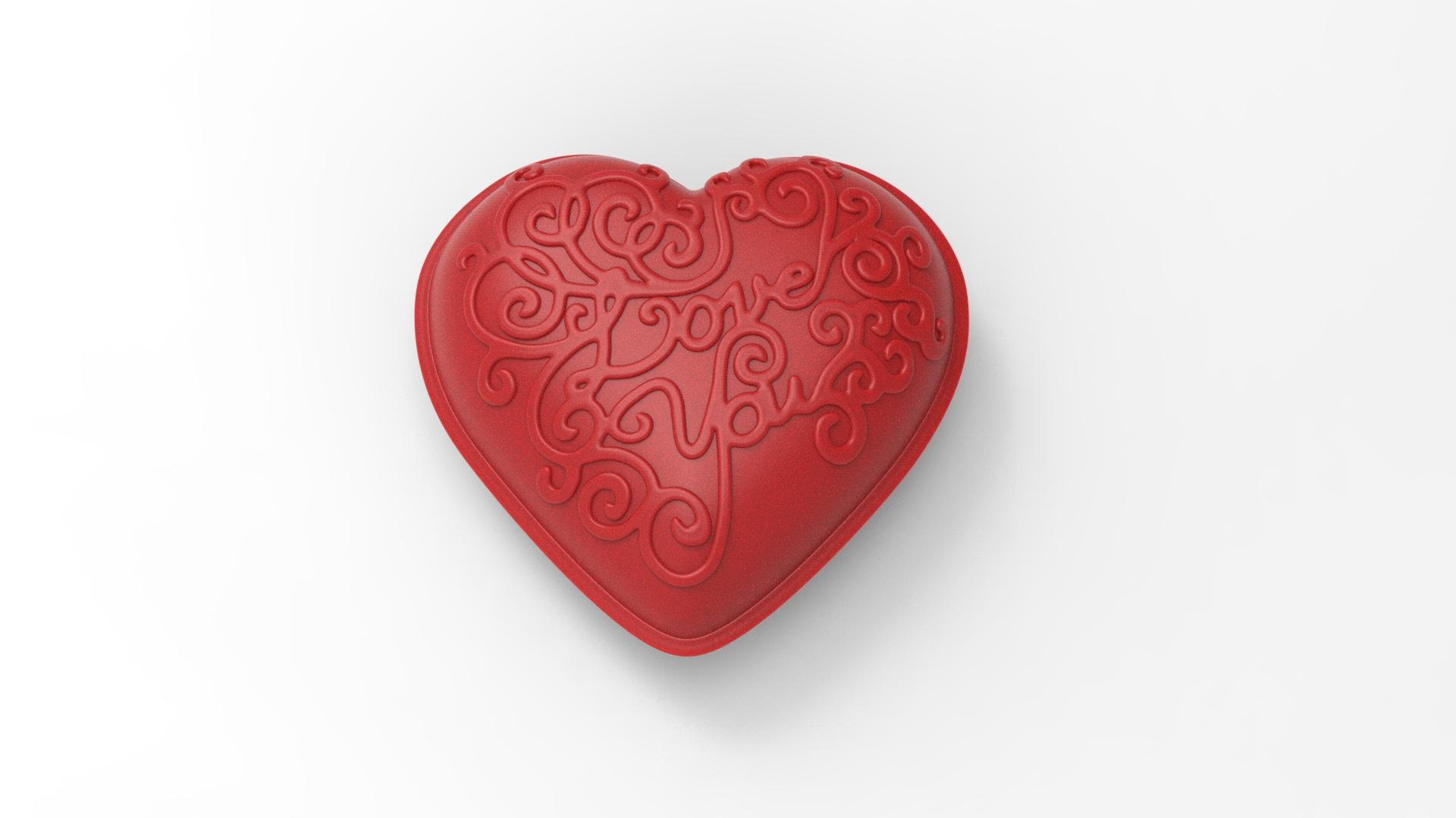Heart Saint Valentin 3d model