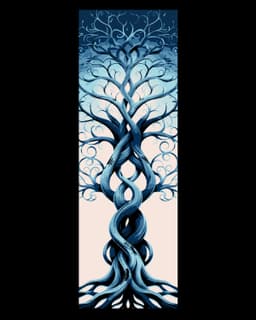 The old and spindly tree of life - Set of Bookmarks 3d model