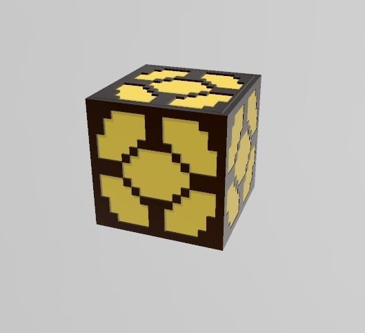Minecraft Redstone Lamp light 3d model