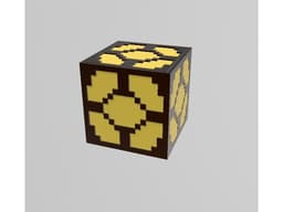 Minecraft Redstone Lamp light 3d model