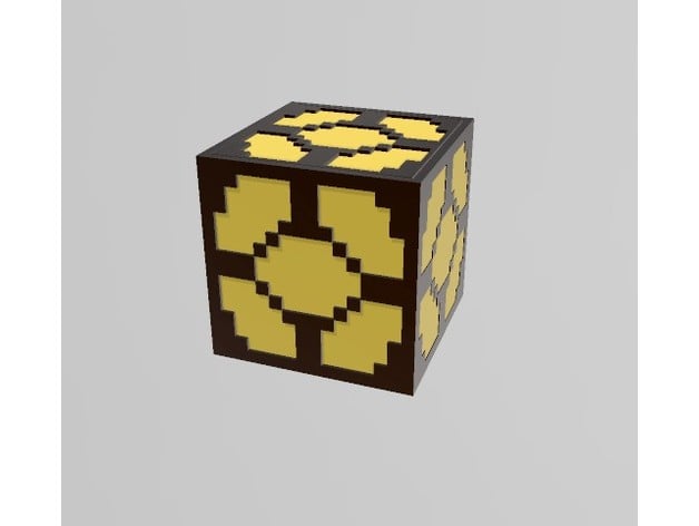 Minecraft Redstone Lamp light 3d model