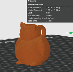 Realistic Snorlax - Phone Holder & Charger Stand - No Supports 3D Print STL/3MF 3d model