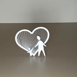 Father's Day Ornament 3d model