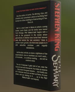 Pet Sematary - Book Litho 3d model