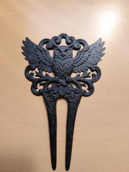 Owl_Hairpin_021.3mf 3d model