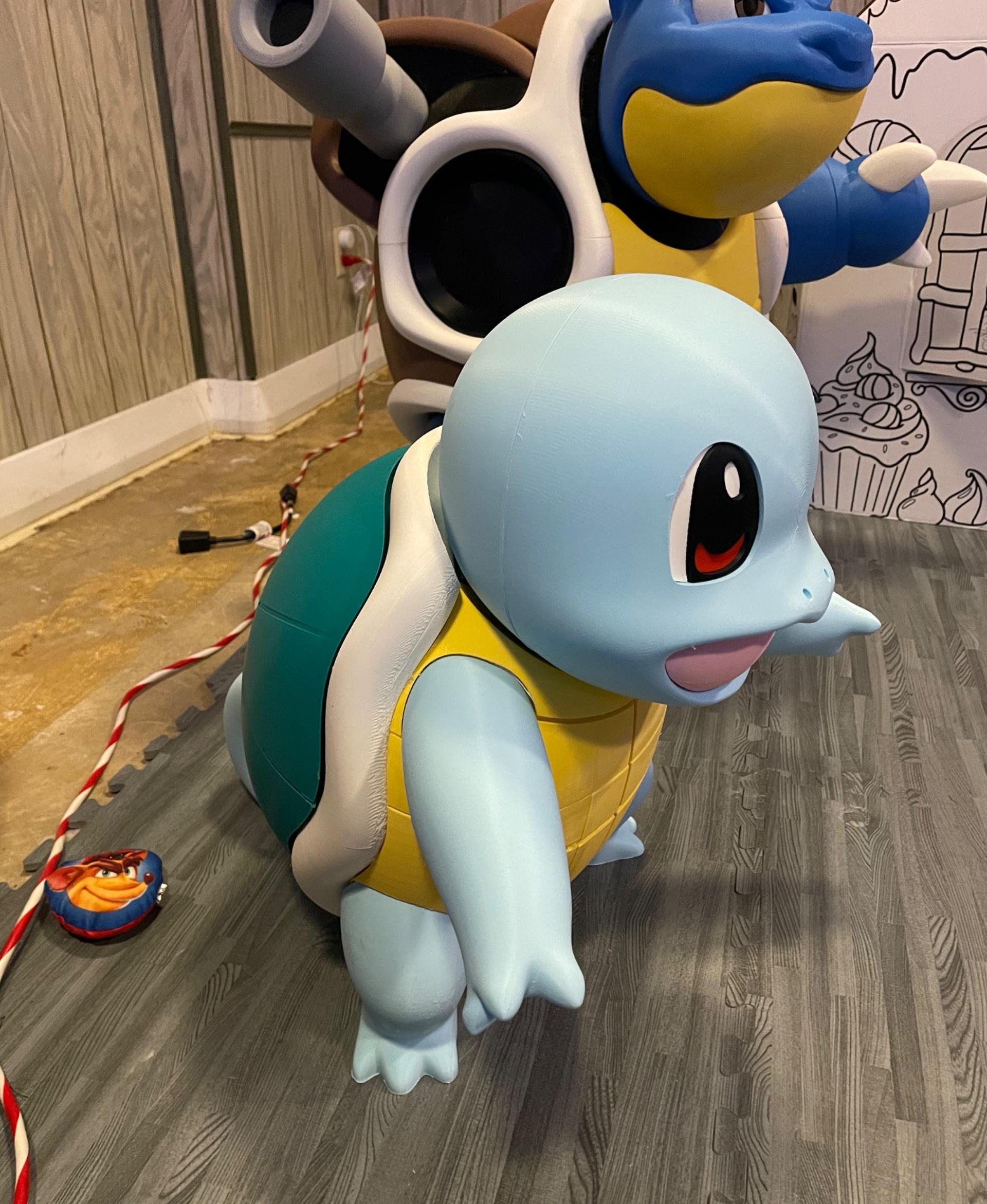 Squirtle - Multicolor - Shiny full size squirtle  - 3d model