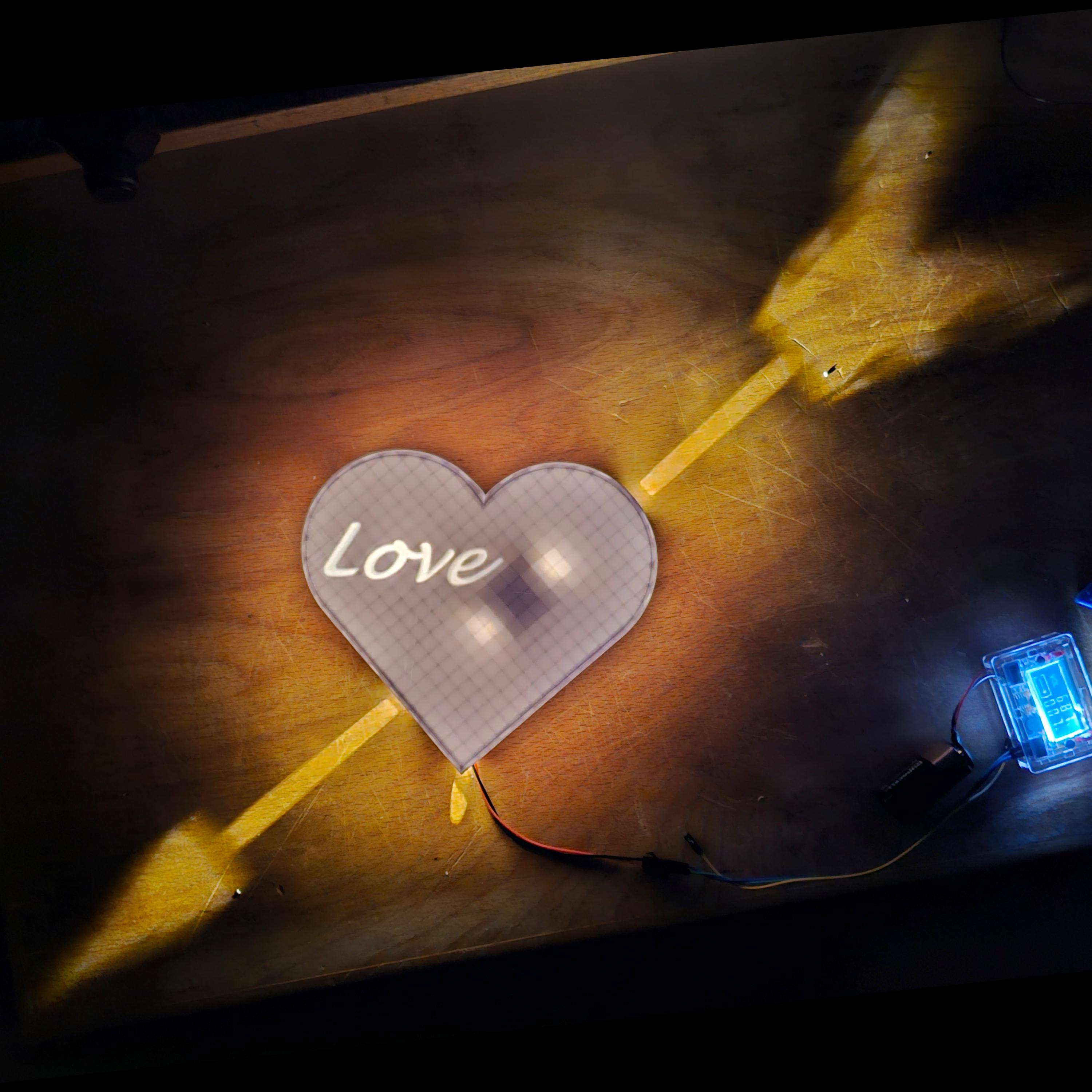 Magic Heart Lamp 3d model