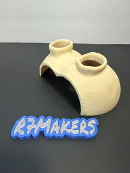Aquarium Undersand Tunnel & Cove | Fish Hide | 3D Printable | R7Makers 3d model