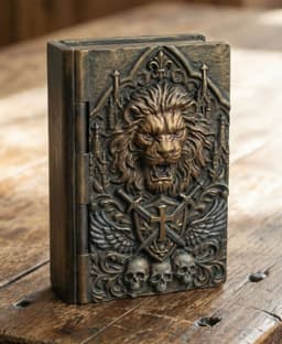Gothic Lion Book Box 3d model