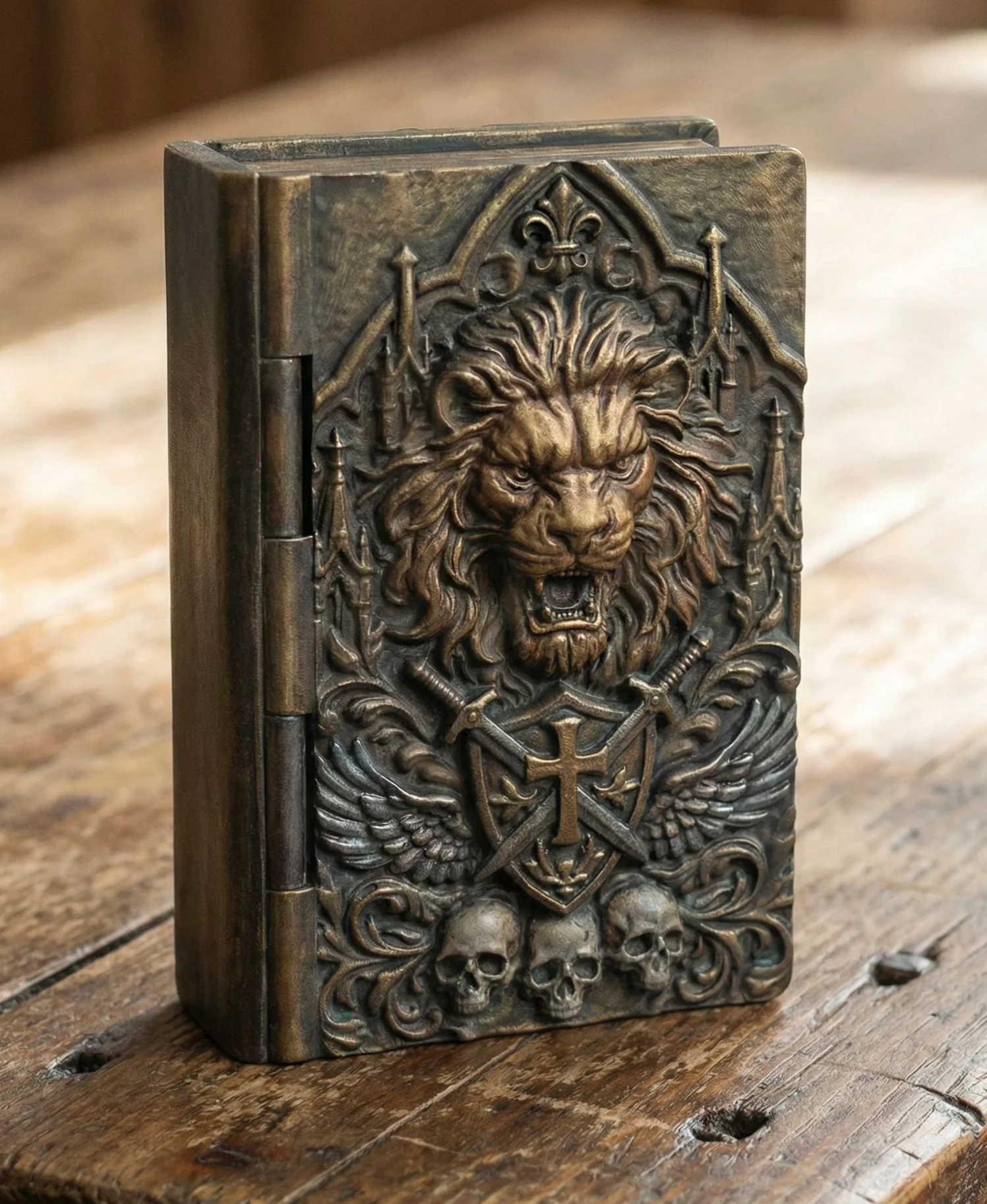 Gothic Lion Book Box 3d model