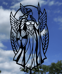 Valkyrie Warrior Wall Art.3mf 3d model