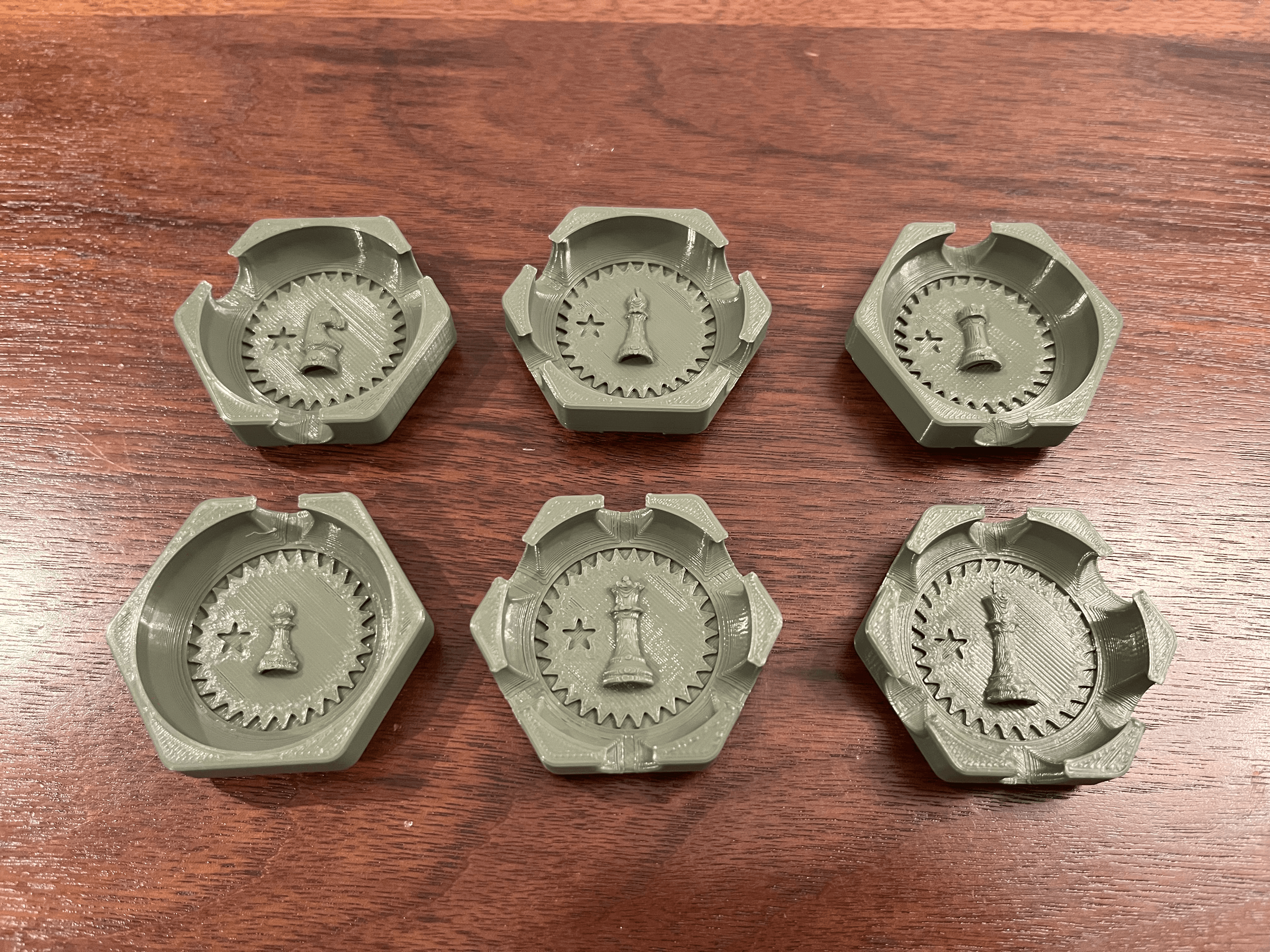 Hextraction Chess Tiles 3d model