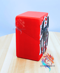 Spider logo TCG Deck Case / multiparts / 3mf included 3d model