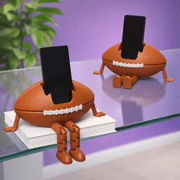 rugby_ball_phone_holder.stl 3d model