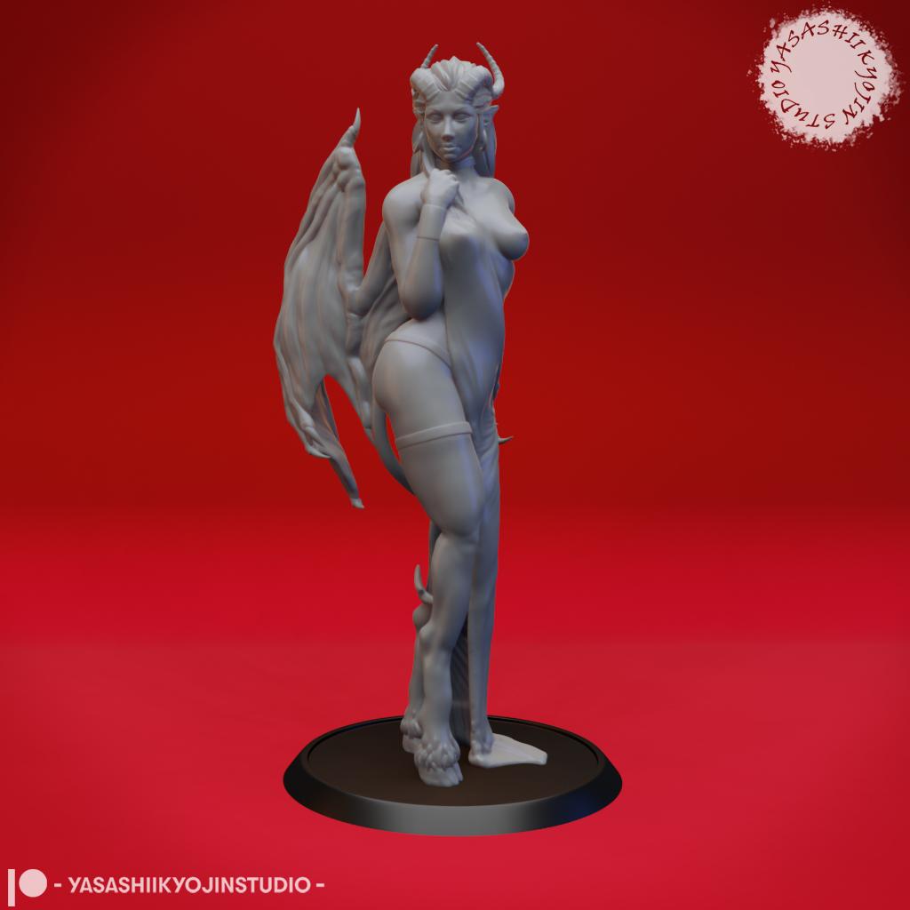 Succubus - Tabletop Miniature (Pre-Supported) 3d model