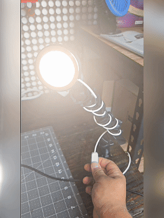 MAAM-Lamp (Modular Articulated Arm for Multiboard) 3d model
