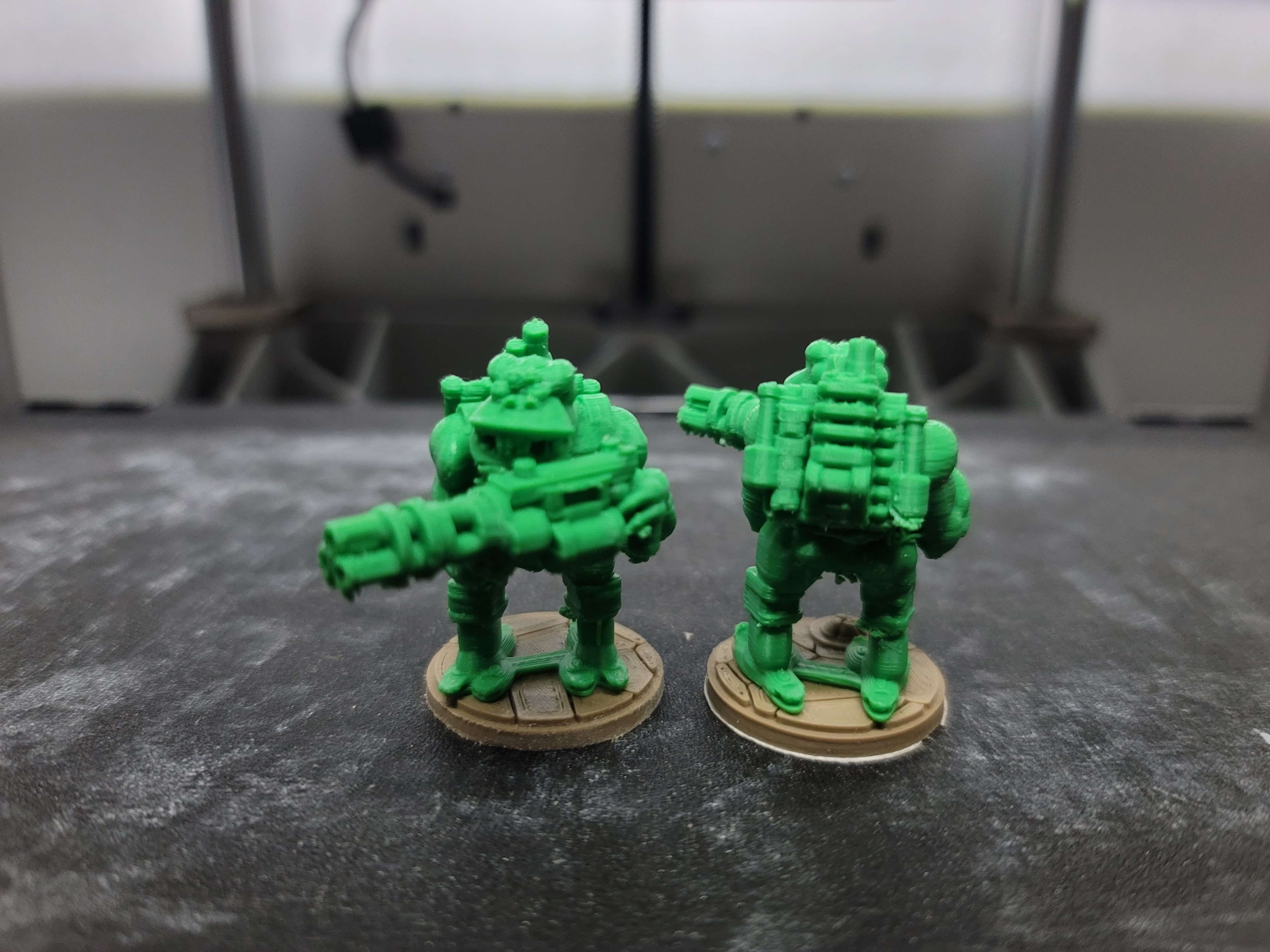 FHW Zorblin Space Orc Light Armour with Minigun Repeater 3d model