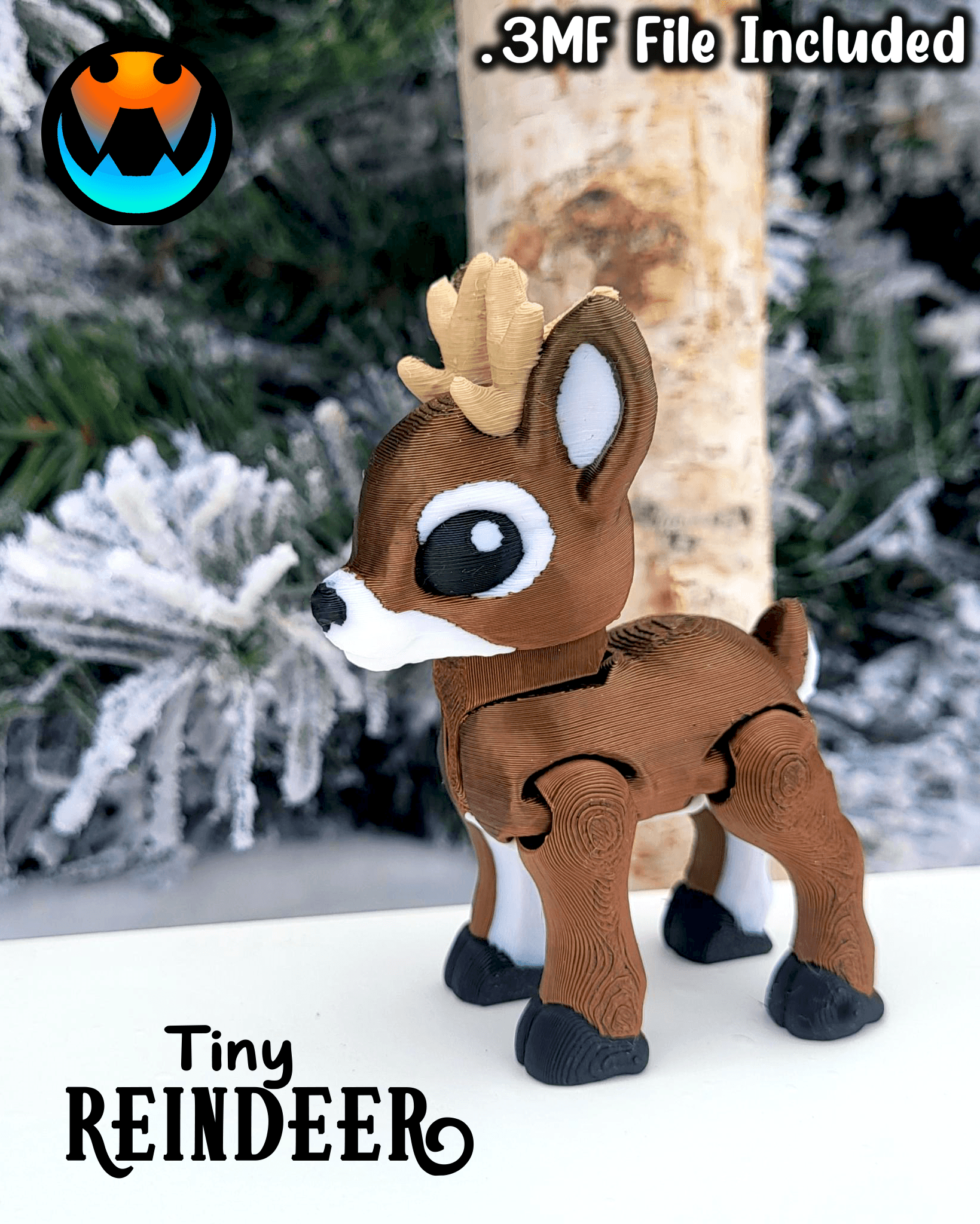 Tiny Reindeer 3d model