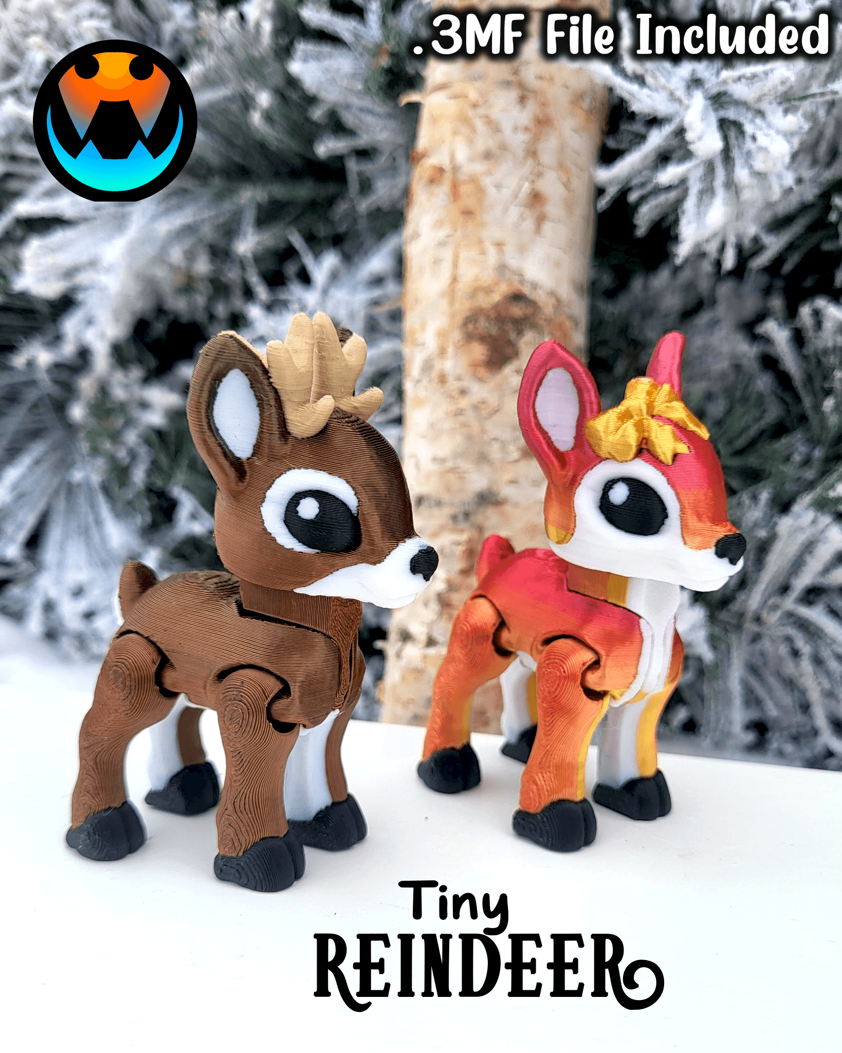 Tiny Reindeer 3d model
