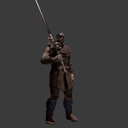 Warrior Based on Minsc v2.0 3d model