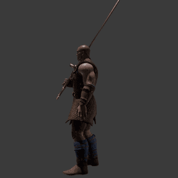 Warrior Based on Minsc v2.0 3d model