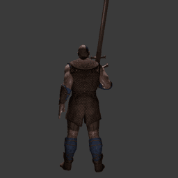 Warrior Based on Minsc v2.0 3d model