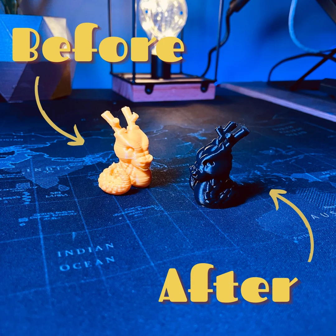 I calibrated my 3D printer using the cali dragon!