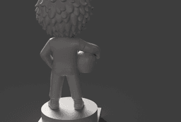 Chibi Kimi Antonelli 12 F1 Driver 3D Print STL 3d model