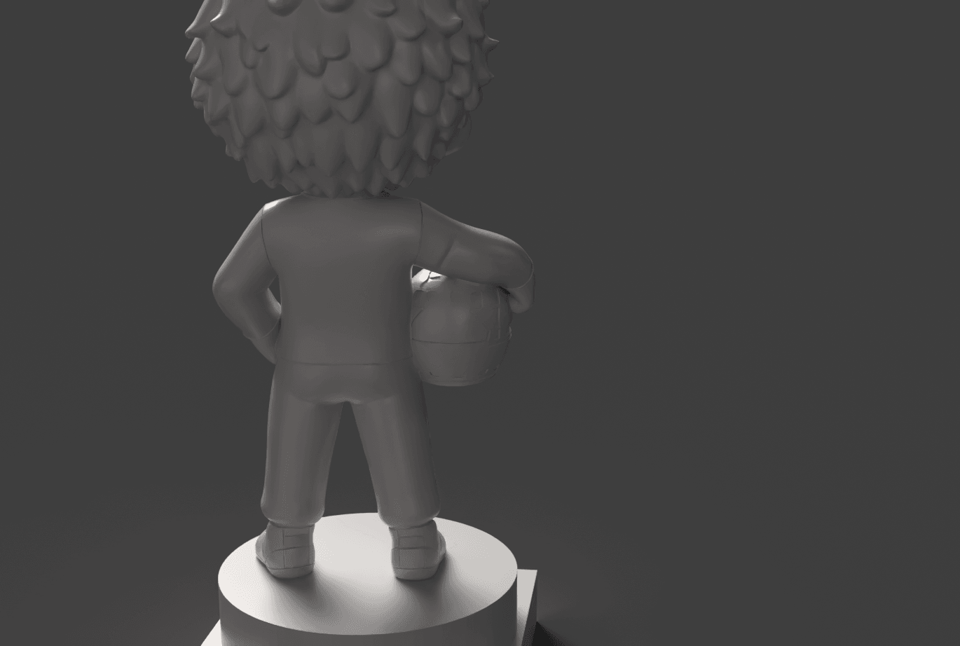 Chibi Kimi Antonelli 12 F1 Driver 3D Print STL 3d model
