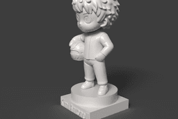 Chibi Kimi Antonelli 12 F1 Driver 3D Print STL 3d model