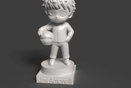 Chibi Kimi Antonelli 12 F1 Driver 3D Print STL 3d model