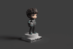Chibi Kimi Antonelli 12 F1 Driver 3D Print STL 3d model