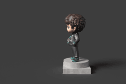 Chibi Kimi Antonelli 12 F1 Driver 3D Print STL 3d model