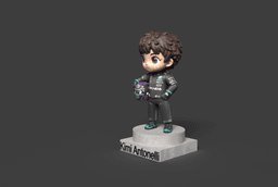 Chibi Kimi Antonelli 12 F1 Driver 3D Print STL 3d model