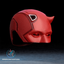 Daredevil Born Again Helmet 3D Printer File STL 3d model