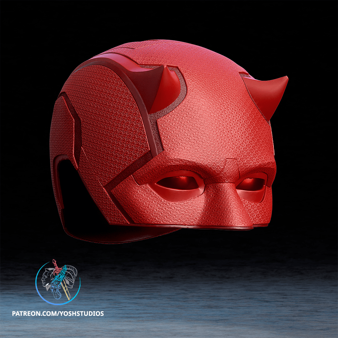 Daredevil Born Again Helmet 3D Printer File STL 3d model