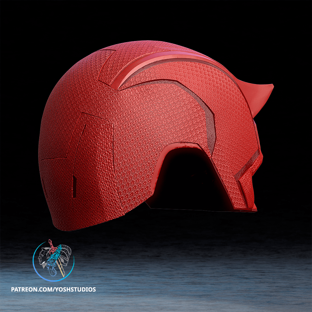 Daredevil Born Again Helmet 3D Printer File STL 3d model