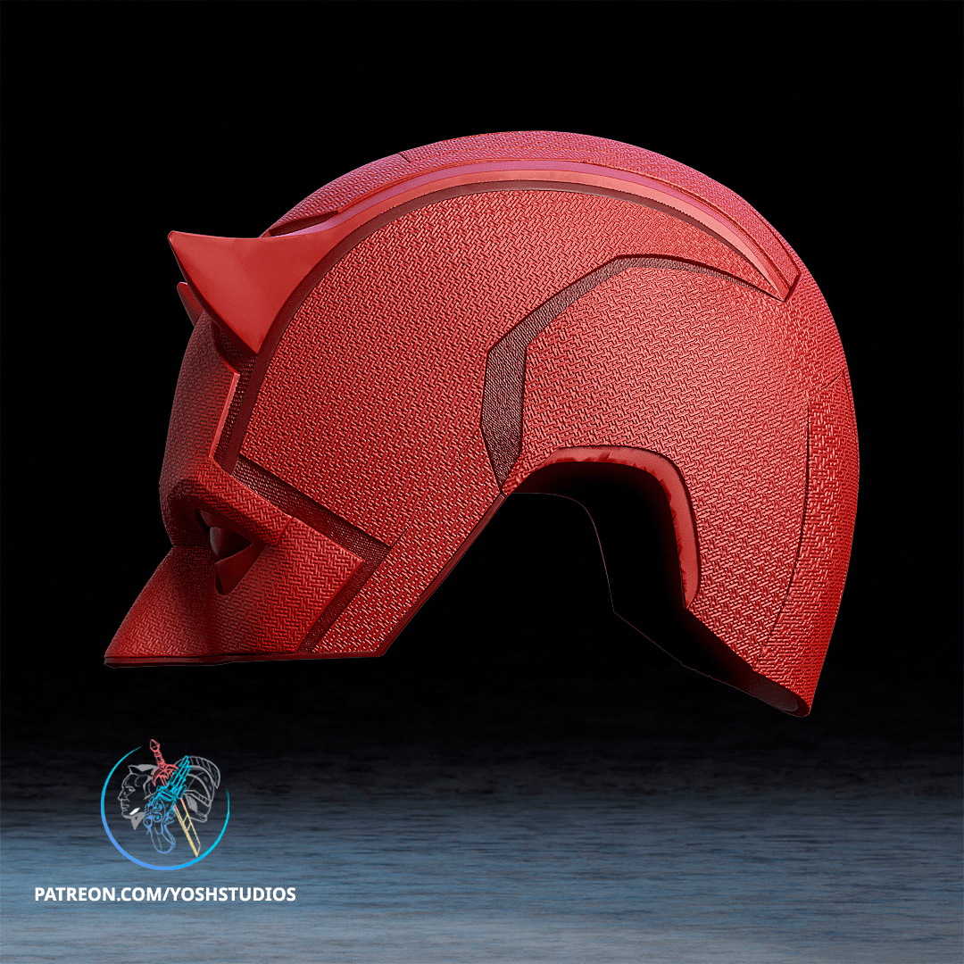 Daredevil Born Again Helmet 3D Printer File STL 3d model