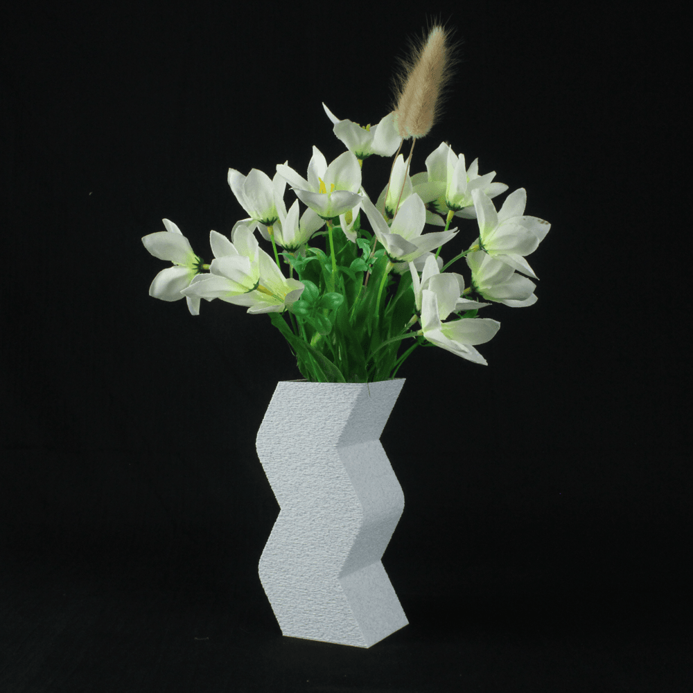 The Kris Vase STL 3D Print File, Home Decor Vase for Plants and Flowers 3d model