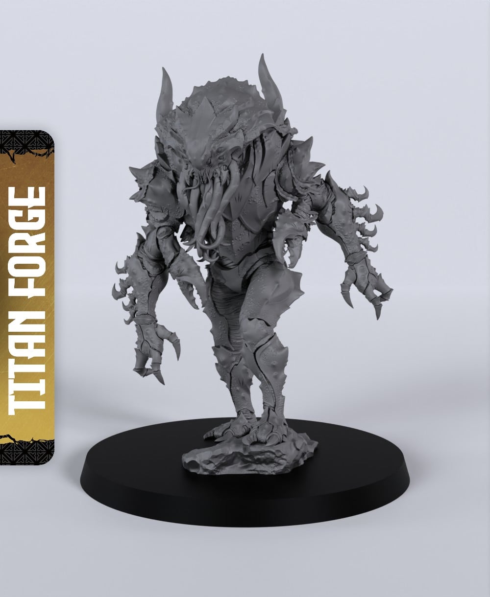 Everdark Kraken - With Free Dragon - 5e DnD Inspired for RPG and Wargamers 3d model