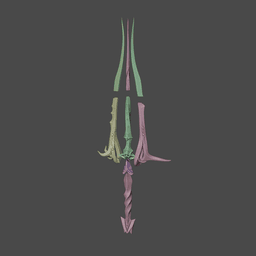 FANTASY RHAPSODY DAGGER BALDURS GATE 3 3d model