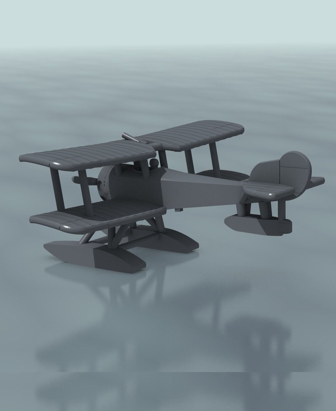 1:144 Ansaldo Baby 3d model