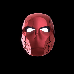 Red Hood Helmet From Teen Titans 3d model