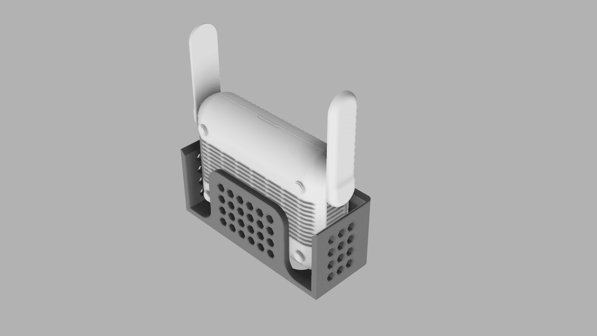 GL-iNet Beryl AX / Beryl 7 Wall Mount Cradle — GL-MT3000 & GL-MT3600BE | Travel Ready | Removable 3d model
